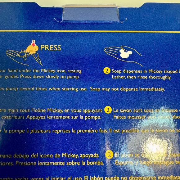 NWT. Disney 50th anniversary foaming soap dispenser cast of classic characters - Picture 12 of 12